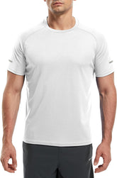 Men'S 3 Pack Workout Shirts Dry Fit Moisture Wicking Short Sleeve Mesh Athletic T-Shirts